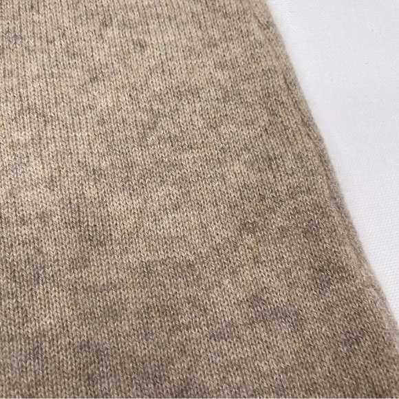 Athleta Cashmere Surrey Sweater Turtleneck Neutral Quiet Luxury Office Boho - Picture 7 of 14